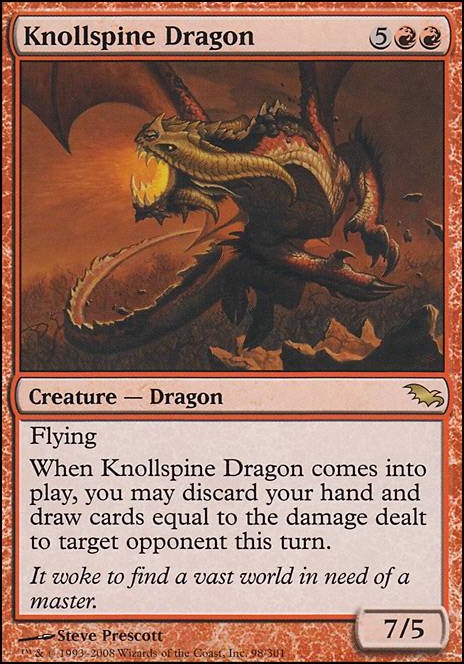 Featured card: Knollspine Dragon