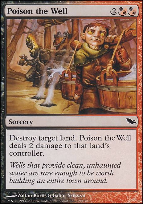 Poison the Well feature for Lands on fire