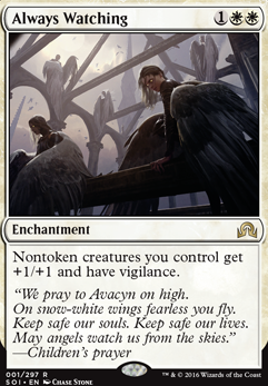 Always Watching feature for Esper Creature Control Pioneer Edition