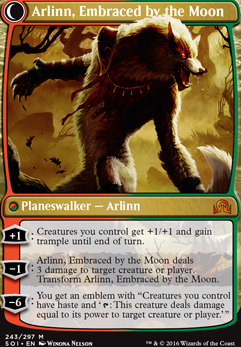 Arlinn, Embraced by the Moon feature for Tovolar UwU (EDH Werewolf.exe)