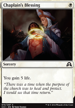 Featured card: Chaplain's Blessing