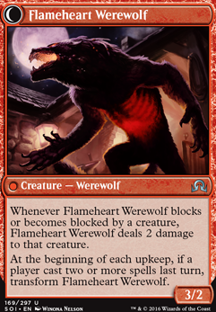Featured card: Flameheart Werewolf