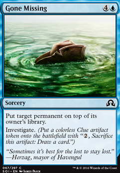 Featured card: Gone Missing