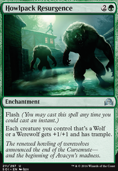 Howlpack Resurgence feature for Werewolves not Swearwolves (EDH Edition)