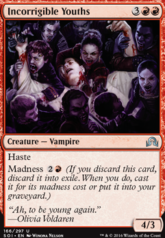 Incorrigible Youths feature for Madness of Rakdos (AER)