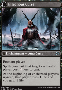 Infectious Curse feature for Accursed Witch Pauper EDH