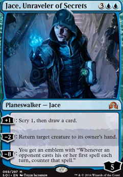 Jace, Unraveler of Secrets feature for Standard UW Control