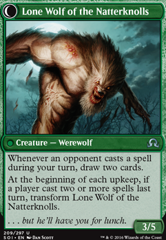 Featured card: Lone Wolf of the Natterknolls