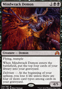 Mindwrack Demon feature for All the Mythics! [11-1 KLD]