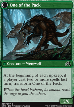 One of the Pack feature for Ashmouth Werewolf Tribal SOI