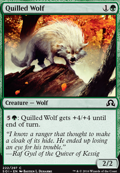 Featured card: Quilled Wolf