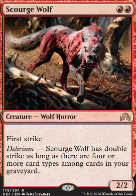 Scourge Wolf feature for PD Red Madness