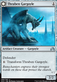 Thraben Gargoyle feature for Wary Watchers (Gargoyle tribal and Artifacts)