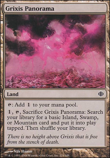 Featured card: Grixis Panorama