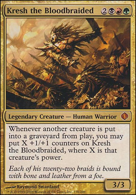 Kresh the Bloodbraided feature for Abandoned by Innistrad (Jund Werewolves)