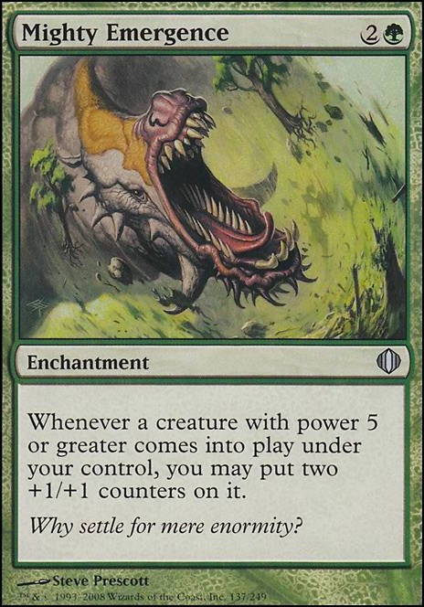 Featured card: Mighty Emergence
