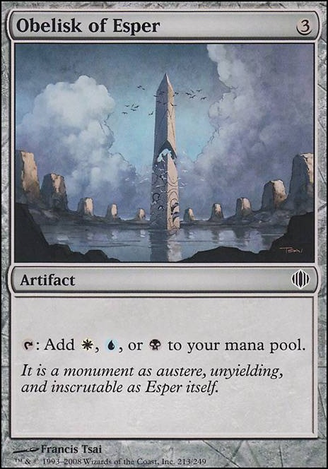 Featured card: Obelisk of Esper