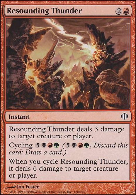 Featured card: Resounding Thunder
