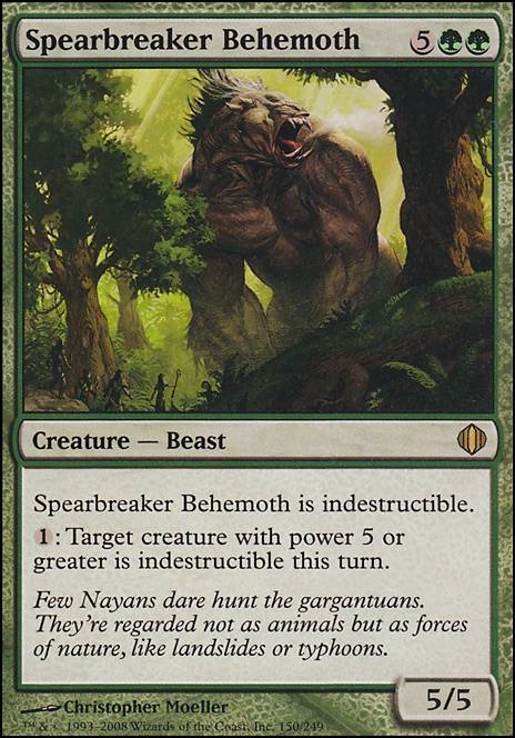 Featured card: Spearbreaker Behemoth