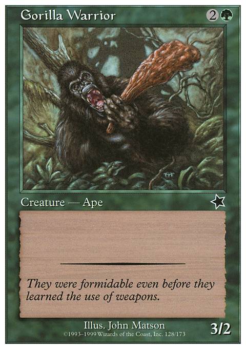 Gorilla Warrior Gorilla Warrior