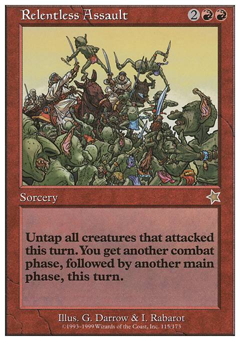 Featured card: Relentless Assault
