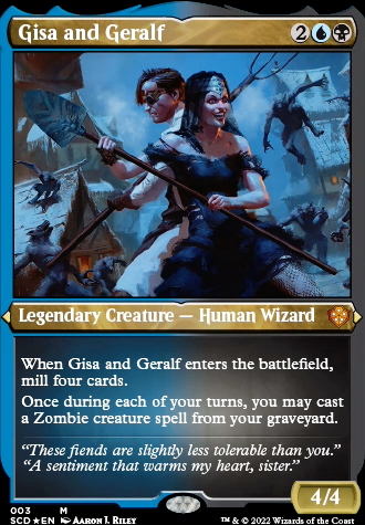Gisa and Geralf feature for Zombie EDH