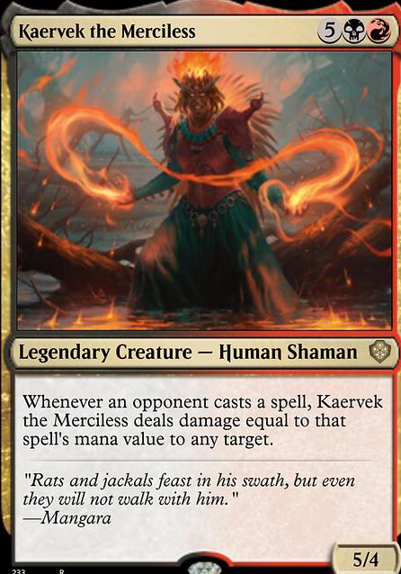 Commander: Kaervek the Merciless