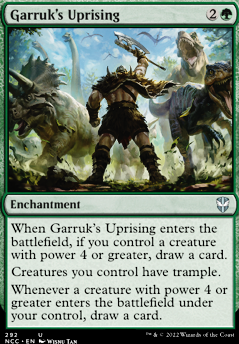 Garruk's Uprising feature for ooh, i want that one