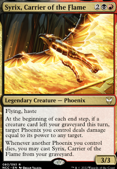 Syrix, Carrier of the Flame feature for An Actual Ninja Phoenix Deck