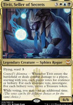 Featured card: Tivit, Seller of Secrets