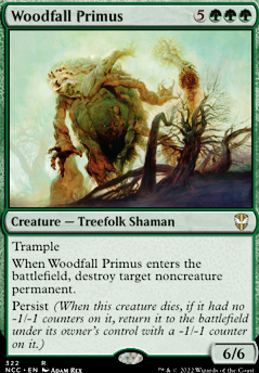 Woodfall Primus feature for Omnath, Locus of Mana