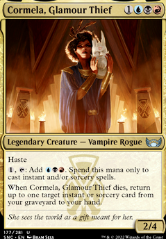 Cormela, Glamour Thief feature for Grixis Spellslinger