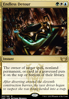 Endless Detour feature for PreReleaseNewCapennaPaperSealed