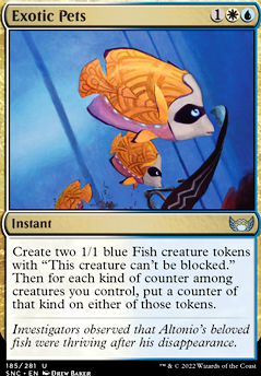 Exotic Pets feature for Small Tokens with Big Counters
