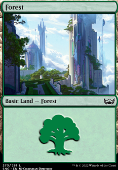 Forest feature for Lathril elf token swarm commander
