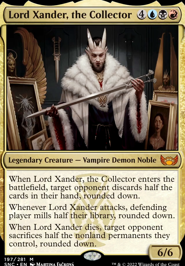 Lord Xander, the Collector feature for Unending madness