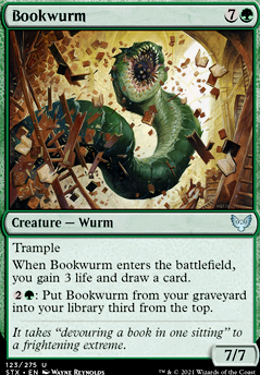 Featured card: Bookwurm