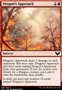 Dragon's Approach feature for Obosh Dragon's Approach EDH