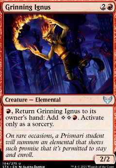Grinning Ignus feature for Morophon's Evoking Elementals COMBO