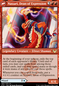 Nassari, Dean of Expression feature for Izzet Spell Casting