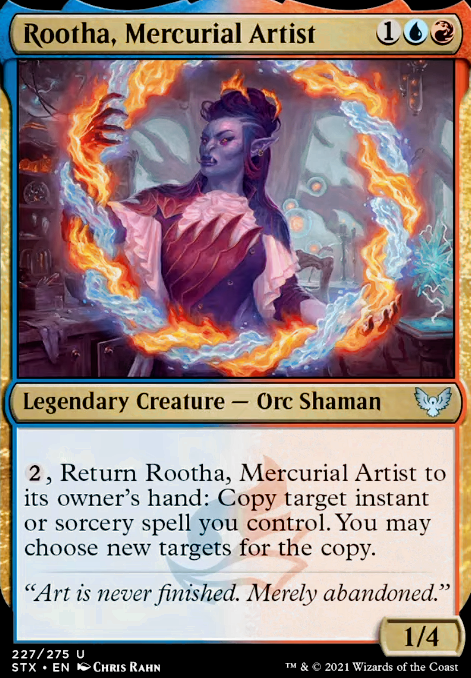 Rootha, Mercurial Artist feature for [PEDH] - Rootha - Izzet getting hot in here?