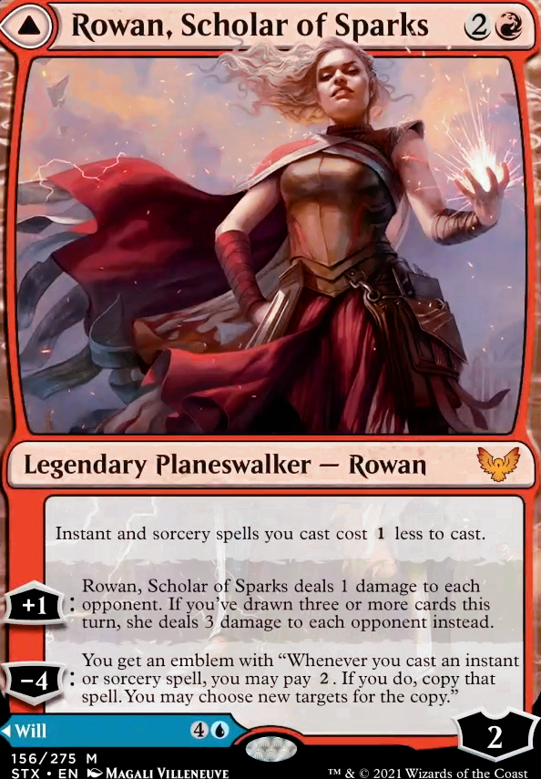 Commander: Rowan, Scholar of Sparks
