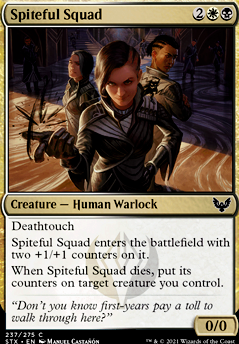 Spiteful Squad feature for Spitefull Howlpack: Abzan counters