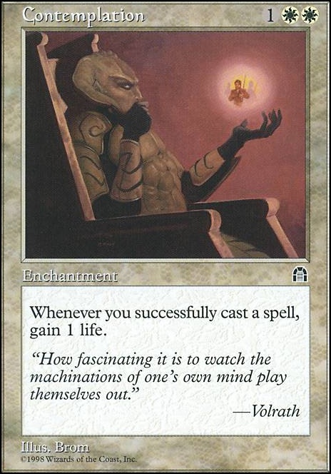 Featured card: Contemplation
