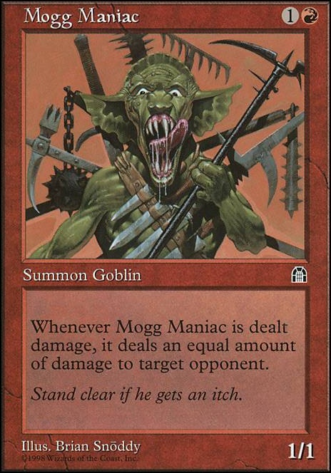 Mogg Maniac feature for Goblin tribal