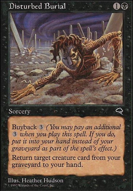 Disturbed Burial feature for Cat's Outta the Fleshbag (Pauper EDH)