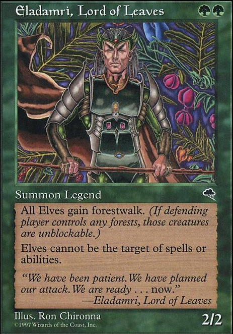 Eladamri, Lord of Leaves feature for Elf Blue