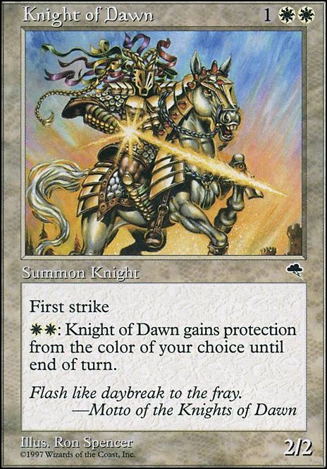 Featured card: Knight of Dawn