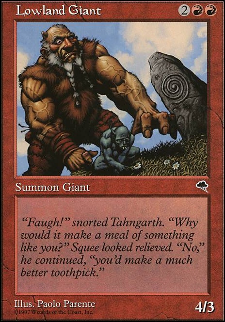 Lowland Giant feature for giants vs deck