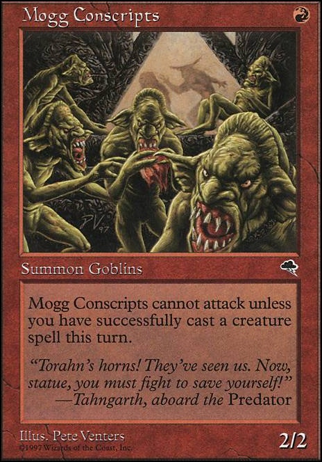 Featured card: Mogg Conscripts